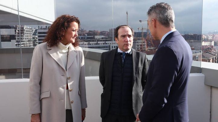 Borja Carabante y Carlos Novillo visitan las obras del ámbito Mahou-Calderón