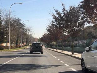 Radar móvil en la antigua carretera de El Plantío