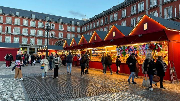 Mercadillo navideño de la Plaza Mayor