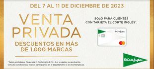 Venta privada de El Corte Inglés