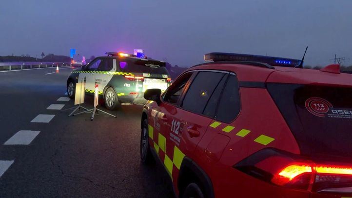 Accidente con cinco jóvenes heridos en Fuentidueña de Tajo.