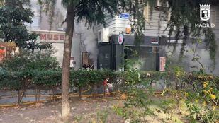 Incendio en una hamburguesería de Tetuán