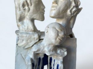 Los alumnos de la Escuela de Cerámica municipal exhiben sus belenes artesanales