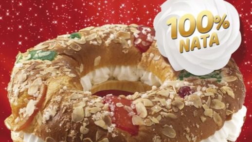 El roscón 100% nata de Ahorramas, un roscón del obrador de toda la vida, en el supermercado