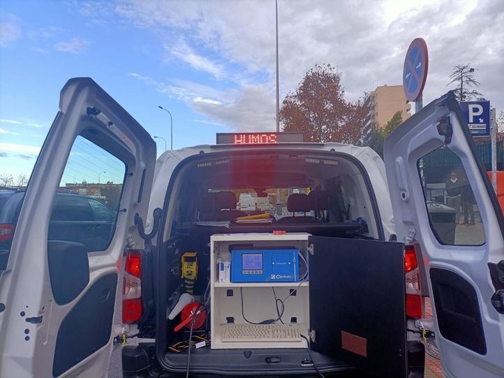 Control de humos de Agentes de la Movilidad