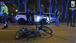 Atropellan a una ciclista en el Retiro.