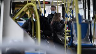 Mascarillas en transporte