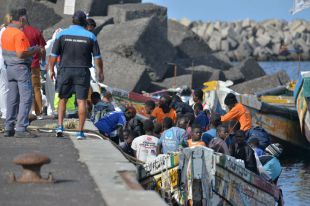 Migrantes llegados a Canarias