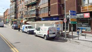 Sucursal bancaria donde trataron de reventar un cajero para robar