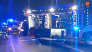 Colisión frontal de dos vehículos en Arganda