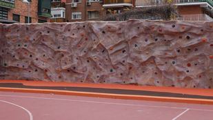 Nuevo rocódromo enle Instalación Deportiva Básica Vital Aza en Ciudad Lineal