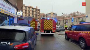 Incendio en un edificio en Móstoles