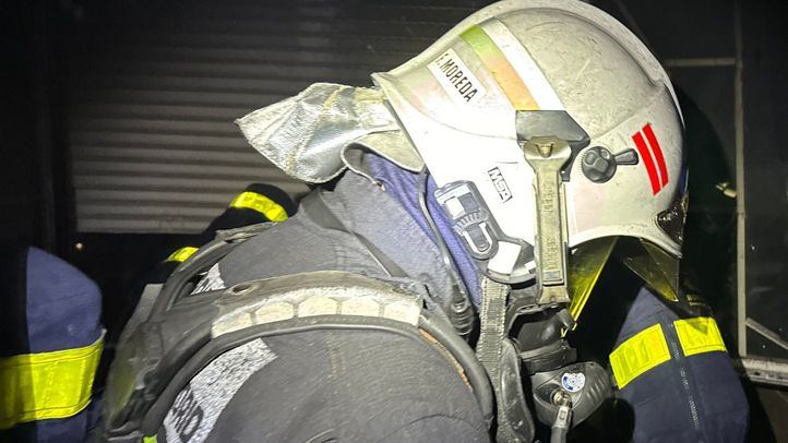 Foto de archivo de un bombero de la Comunidad de Madrid