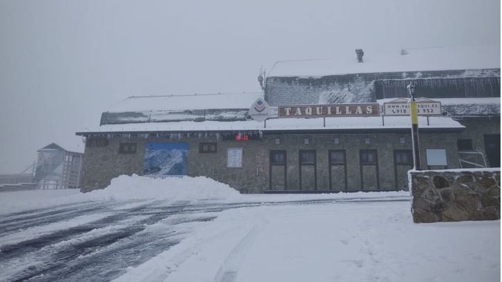 Nieve en Valdesquí