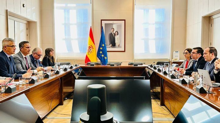 Borja Carabante y y David Lucas en la reunión sobre la Operación Campamento