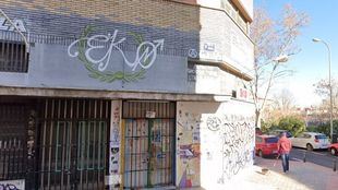 Edificio donde está instalado el espacio autogestionado Eko en Carabanchel