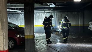 Incendio en un garaje en Aluche