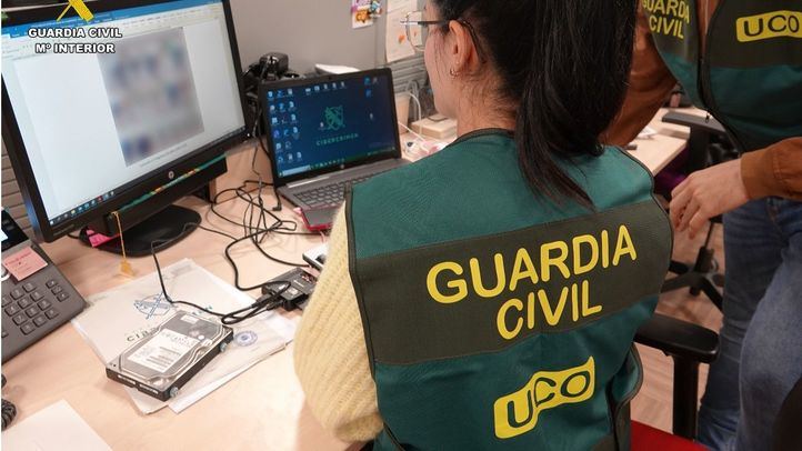 Operación de la Guardia Civil contra la pornografía infantil