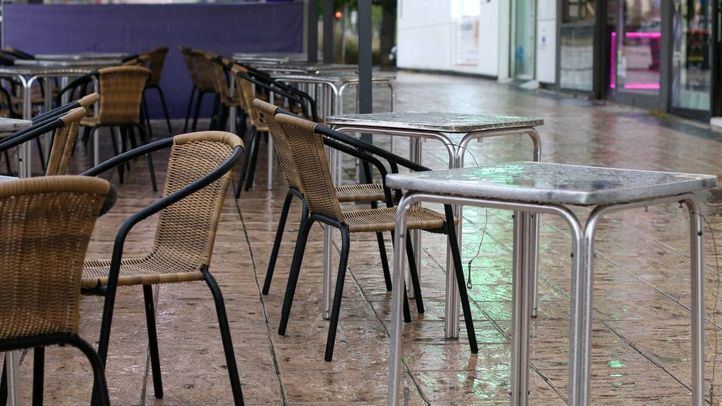 Imagen de recurso de lluvia en Madrid