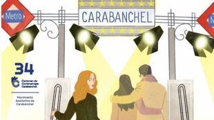Cartel de la 42ª Semana de Cine Español de Carabanchel