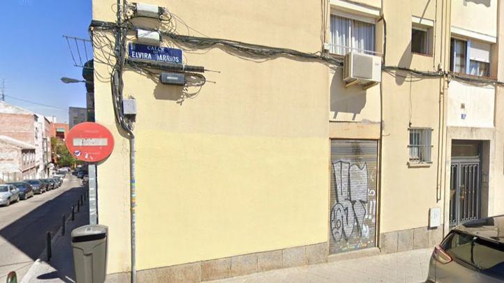 Calle Elvira Barrios, en Carabanchel, donde tuvo lugar el ataque