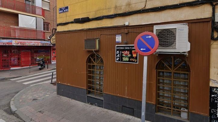 Bar en el que fue detenido el individuo