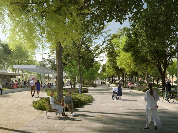 Así será el futuro Paseo Verde del Suroeste