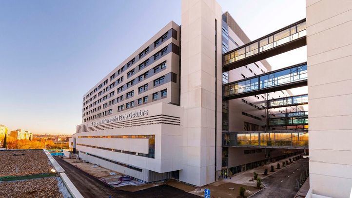 Exterior del nuevo edificio del Hospital 12 de Octubre construido por SACYR