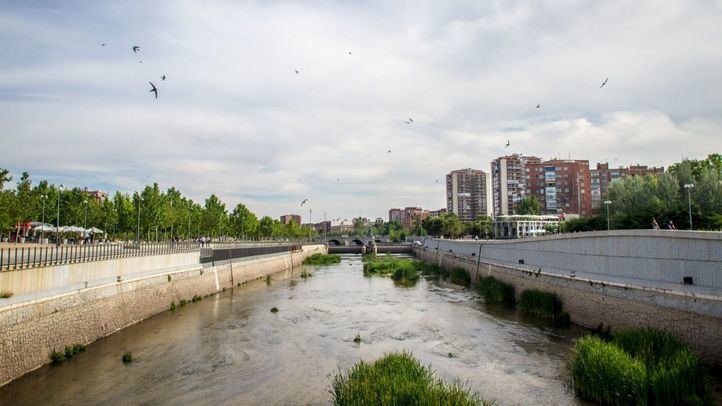 Zona de la explanada del Puente del Rey, en Madrid Río