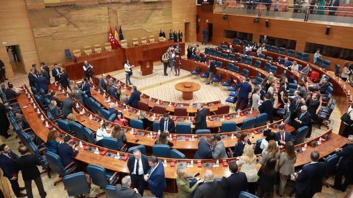 Pleno institucional que se celebra en conmemoración del XL aniversario de la constitución de la Asamblea de Madrid
