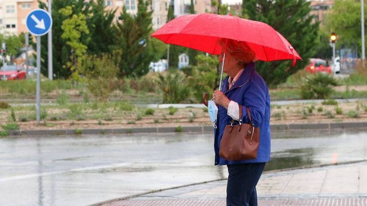Imágenes de recurso de lluvia en Madrid