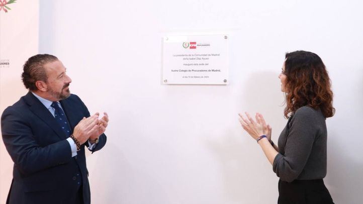 Inauguración de la sede del Ilustre Colegio de Procuradores de Madrid