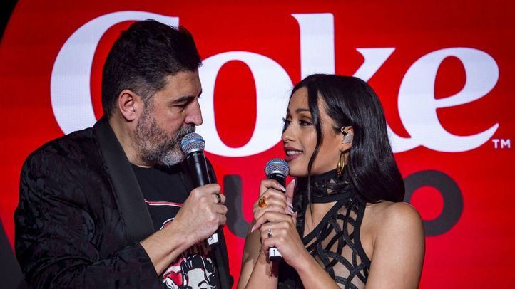 Tony Aguilar y Chanel en la presentación del CCME 2024