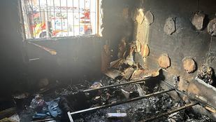 Incendio en un piso de Orcasitas