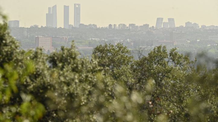 Vistas de Madrid desde la Casa de Campo