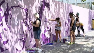 Mural feminista de Ciudad Lineal