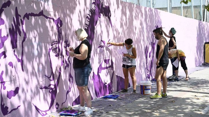 Mural feminista de Ciudad Lineal