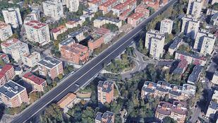 Vista actual desde el aire de la zona de Batán