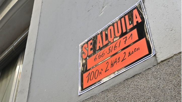 Cartel de 'Se alquila'