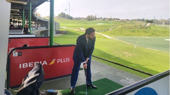 Ángel Niño, Concejal de Innovación y Emprendimiento del Ayuntamiento de Madrid durante su visita al CNG en el último evento de la Copa Comunicación y Empresas 2023