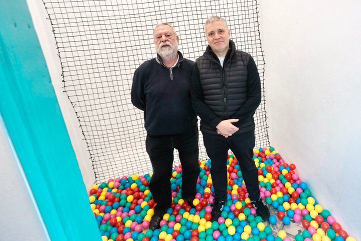 José Brías y Antonio Lozano, codirector de la Galería Pícnic