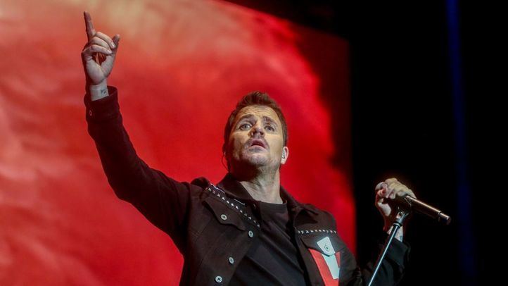 El cantante Dani Martín durante su concierto en el Wizink Center, a 26 de noviembre de 2021