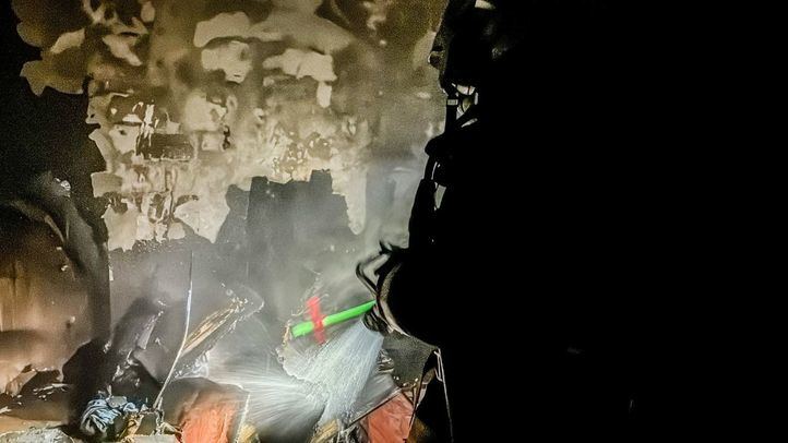 Incendio en una vivienda de Torrejón de Ardoz