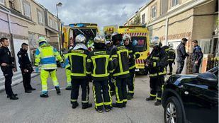 Heridos con quemaduras un padre y un hijo por una deflagración cuando realizaban una obra en una vivienda de Getafe