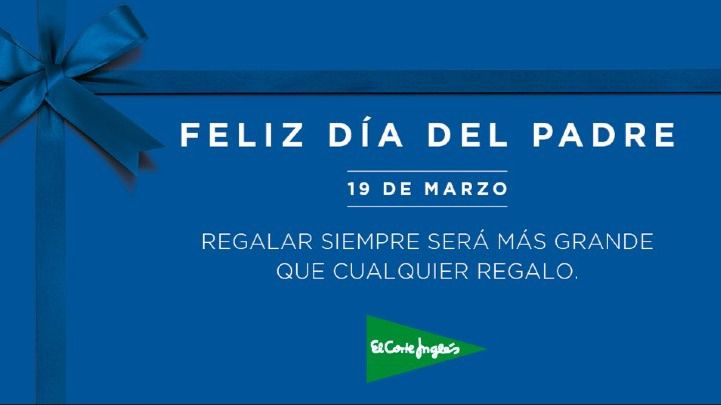 El Corte Inglés lanza su campaña del Día del Padre