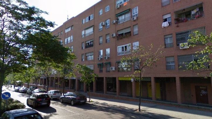 Calle Rafael Alberti, en Vallecas