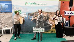 El sonido de las gaitas inunda Metro por la Semana de Irlanda