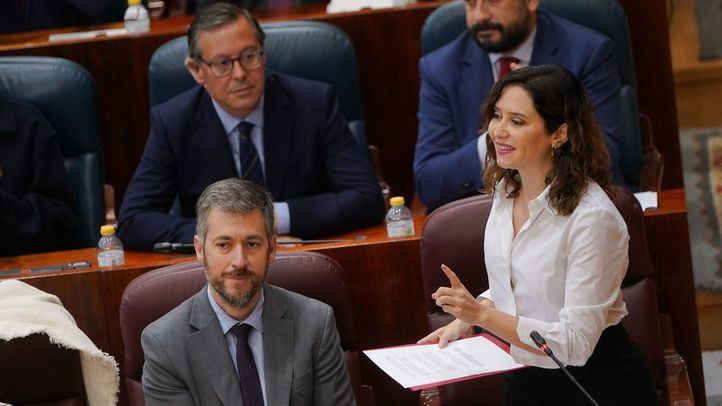 Ayuso en el Pleno de la Asamblea