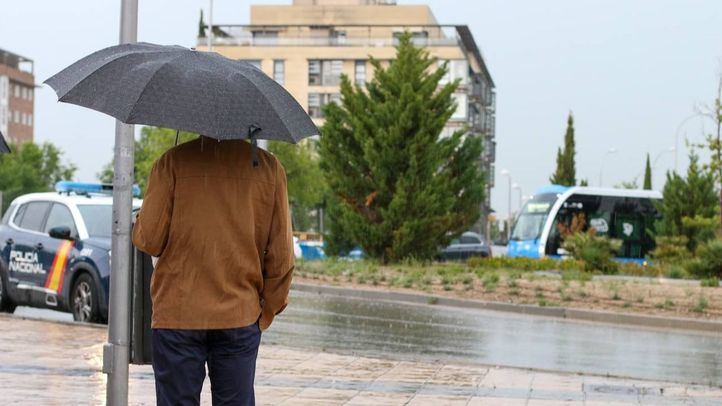 Imágenes de recurso de lluvia en Madrid