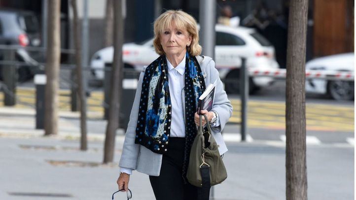 Esperanza Aguirre llega a declarar como testigo a la Audiencia Nacional en el juicio por el Campus de la Justicia